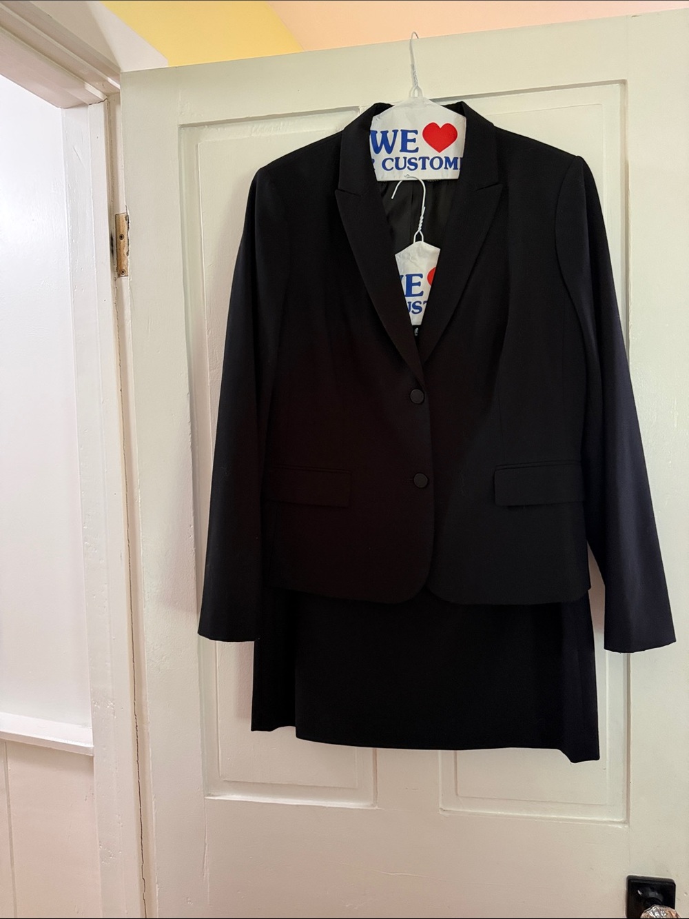 Calvin Klein Black Women's Blazer and Skirt Suit